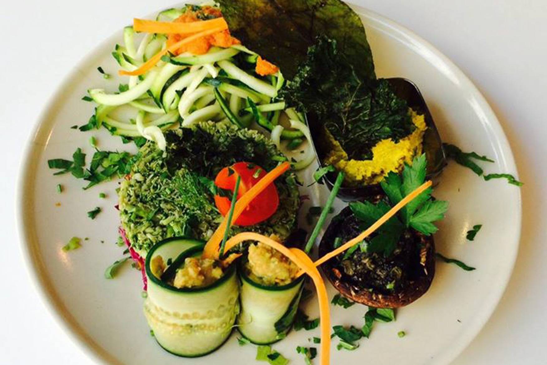 Image of Plate with Vegetables