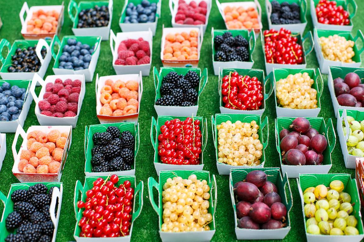 Image of various berries
