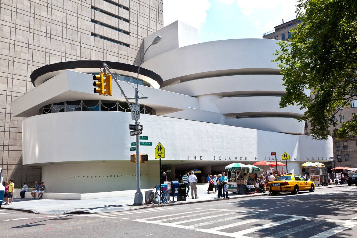 Image of outside of Guggenheim Museum