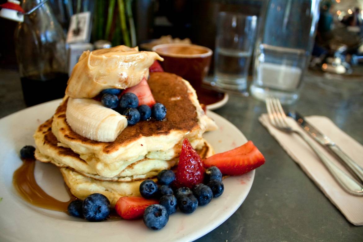 Image of pancakes from Dizzy’s