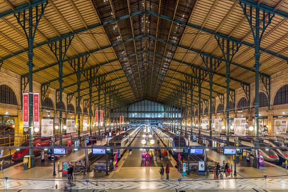 Image of Gare du Nord’s main train hall