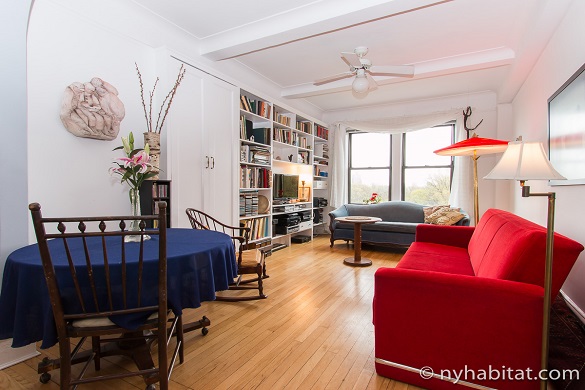 Image of NY-17172 on the Upper West Side with Central Park views from the living room
