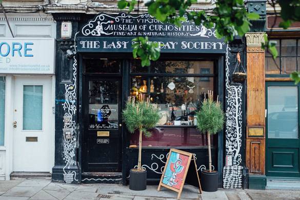Image of the Viktor Wynd Museum's storefront