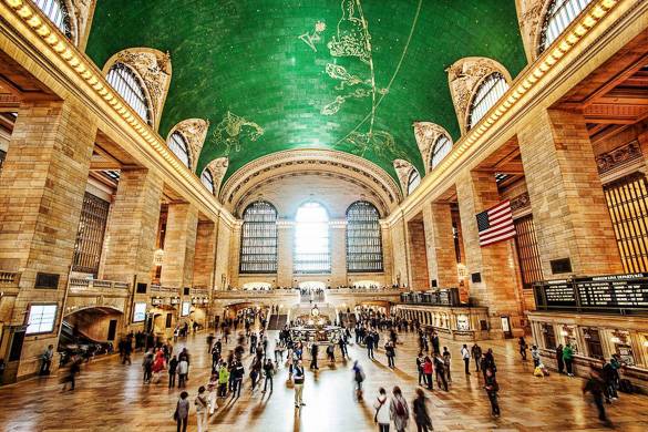 Image of the main concourse of Grand Central Terminal train station in NYC