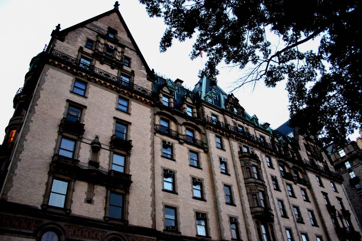 Image of The Dakota building in New York City.