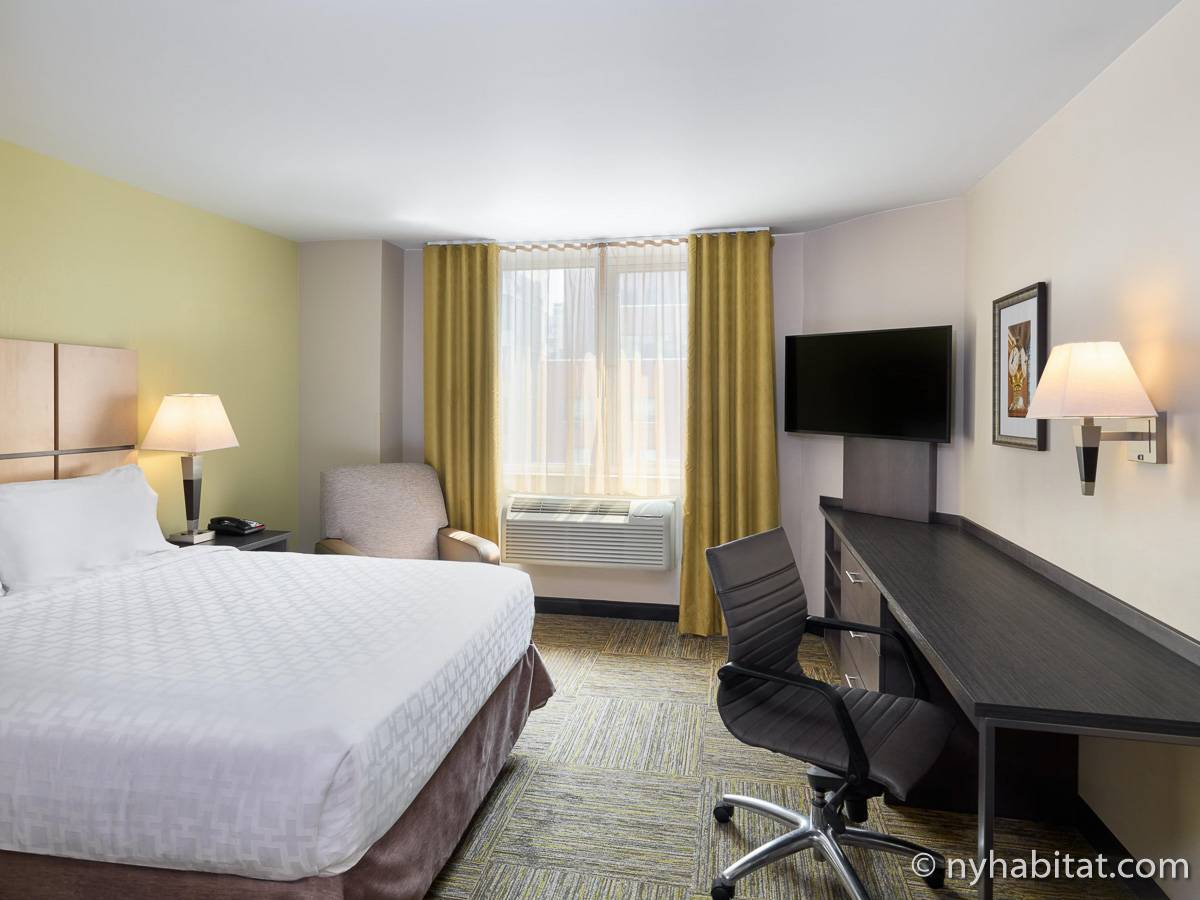 This modern vacation rental is within walking distance of the Jacob K. Javits Convention Center. (Rental ID: NY- 14825)