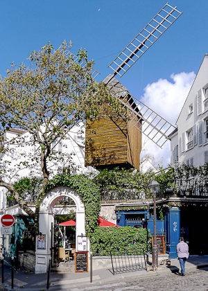 Bild der Moulin de la Galette in Montmartre