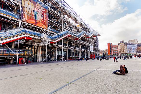 Foto des Centre Pompidou in Paris