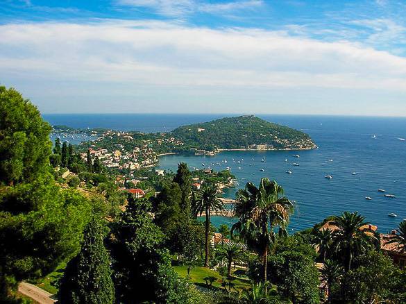 Bild von Saint-Jean-Cap-Ferrat gegenüber der Bucht von Nizza 