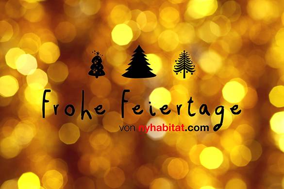 Grußkarte für die Feiertage von New York Habitat