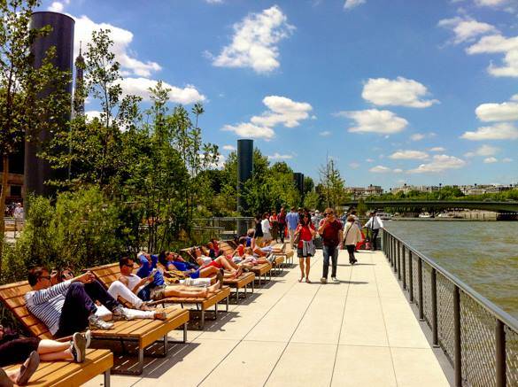 Bild des Les Berges und der Seine in Paris