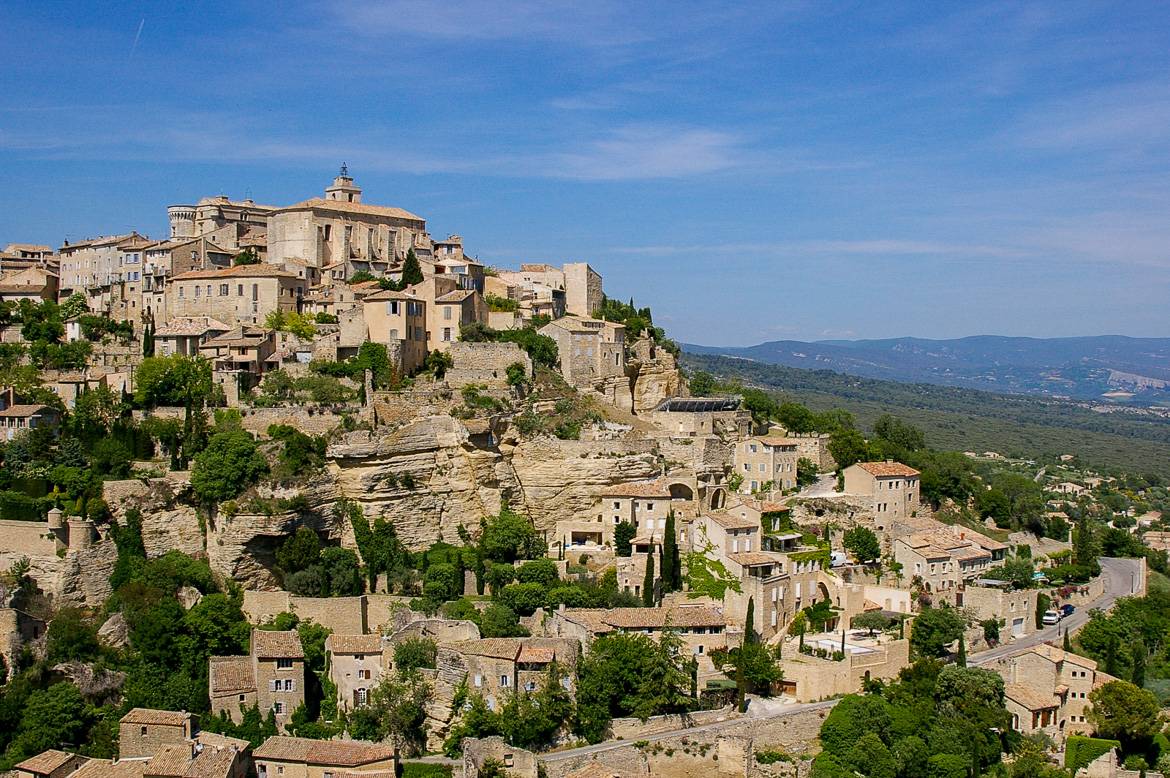 Bild der Stadt Gordes in der Provence
