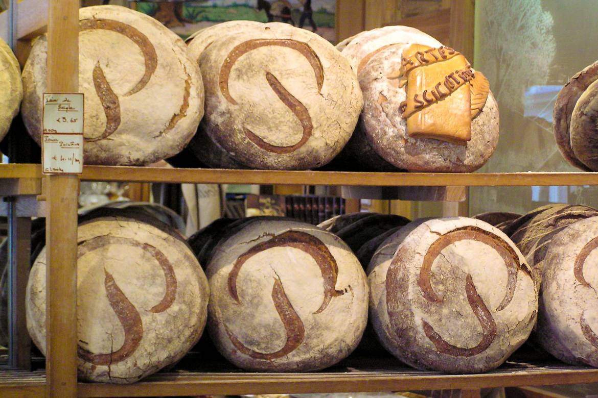 Bild des berühmten Sauerteigbrotes der Pariser Bäckerei Poilâne