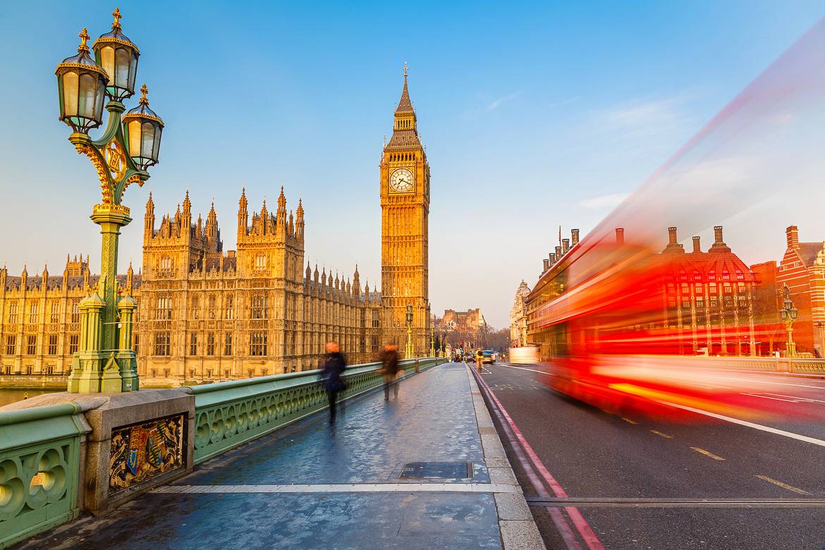 Bild von Londons Straßen.