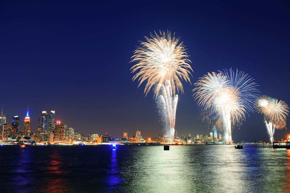 Bild der Macy’s Fourth of July-Feuerwerke