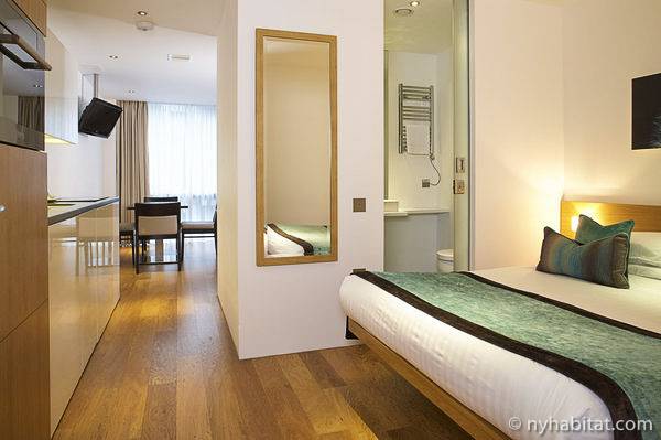 Foto einer Studiowohnung am Earls Court in London.