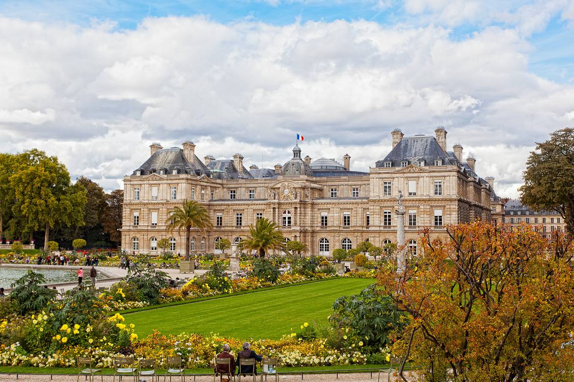 Bild des Palais du Luxembourg im Jardin du Luxembourg