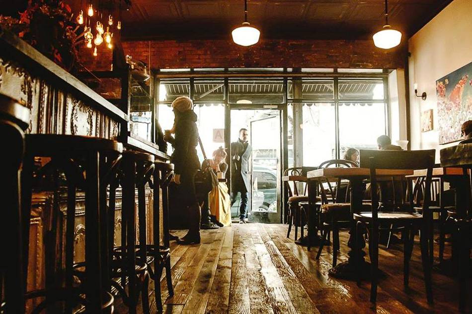 Bild eines Cafés
