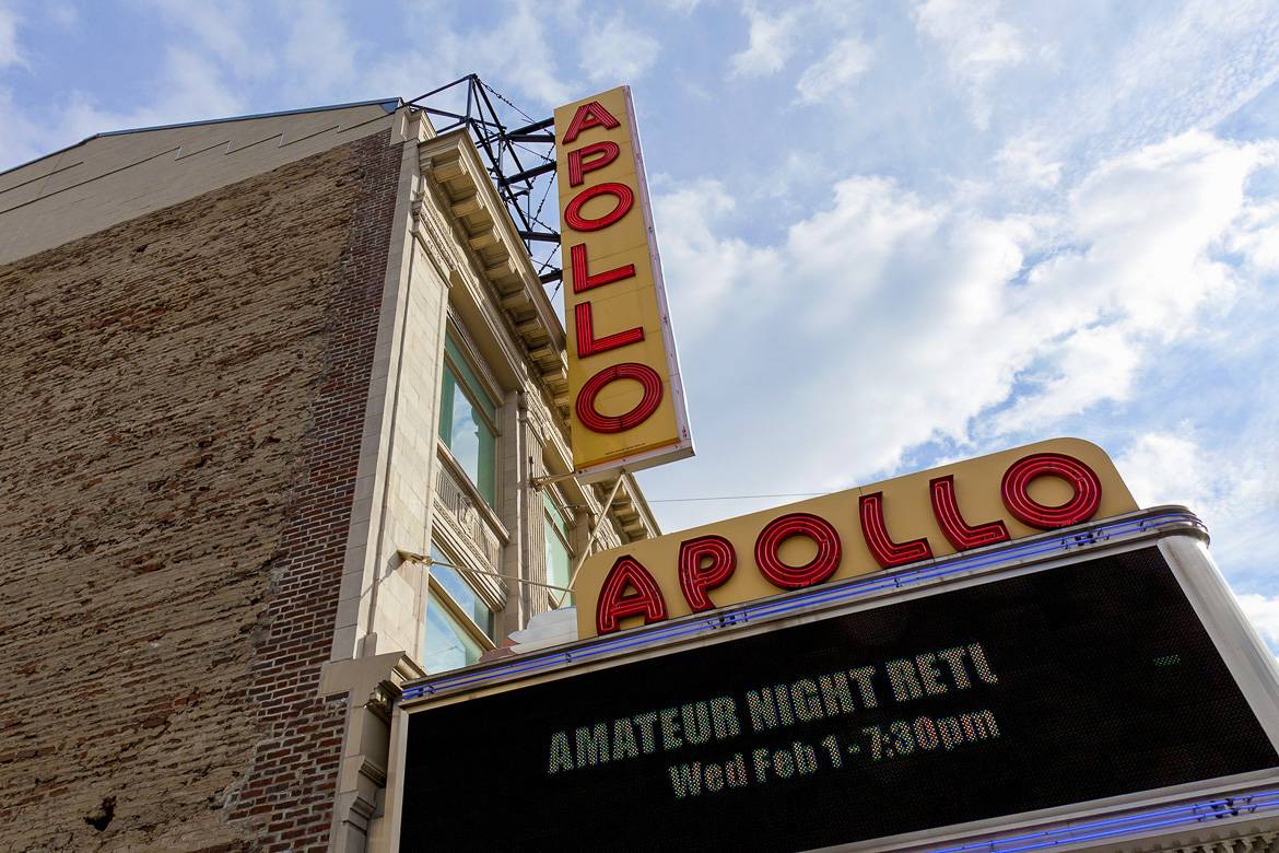 Bild des Apollo Theatervordachs