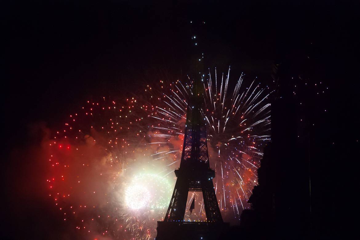 Bild vom Feuerwerk