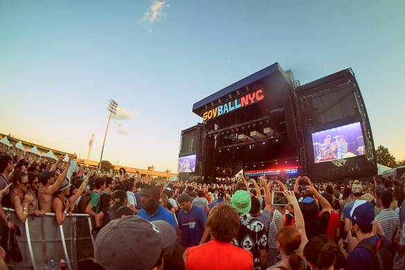 Bild der Menschenmenge beim Governor’s Ball-Musikfestival