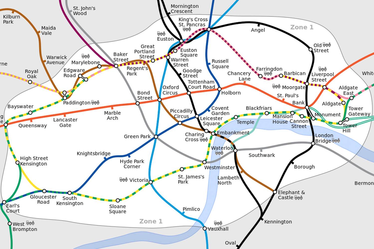 wie heißt die u bahn in london