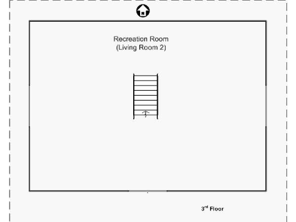 New York T5 - Triplex logement location appartement - plan sch&eacute;matique 2 (NY-14312)