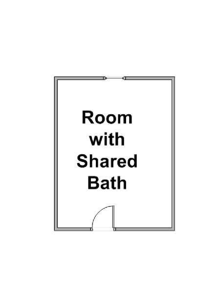 New York Studio T1 logement location appartement - plan sch&eacute;matique  (NY-15690)