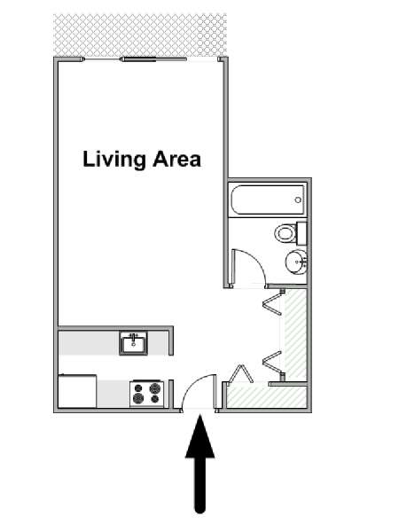 Nueva York Estudio apartamento - esquema  (NY-17708)