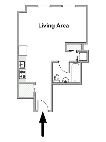 Nueva York Estudio apartamento - esquema  (NY-17905)