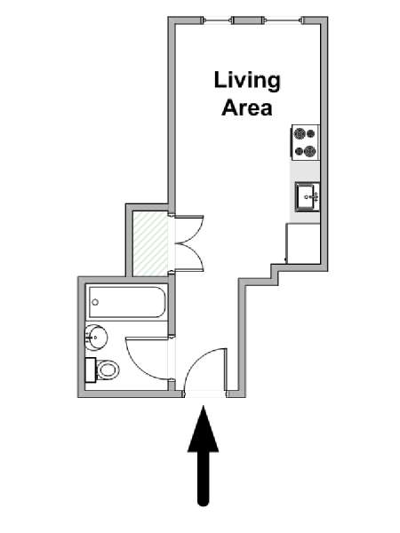 Nueva York Estudio apartamento - esquema  (NY-17906)