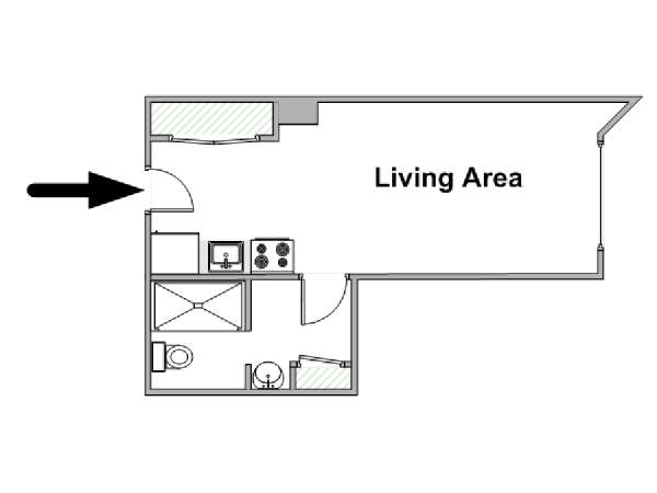 Nueva York Estudio apartamento - esquema  (NY-18080)