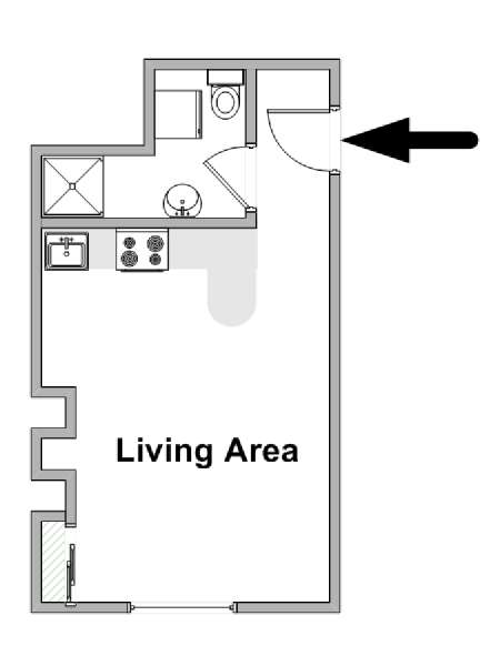Par&iacute;s Estudio apartamento - esquema  (PA-4258)
