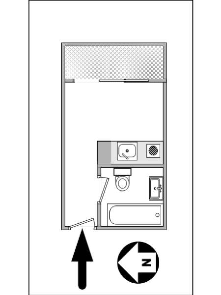 Sur de Francia - Costa Azul - Estudio apartamento - esquema  (PR-1037)