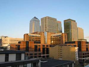 Location de vacances à Londres. Photo de la vue d'un appartement T3 à Tower Hamlets, Canary Wharf (LN-379)