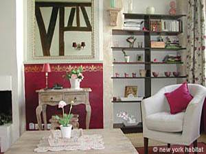 Location de vacances à Paris. Photo d'un appartement T2 à Montorgueil, Marais-Les Halles (PA-2620)