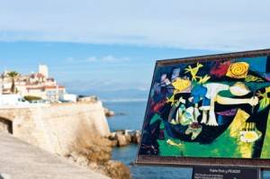 Photo : Picasso à Antibes, France