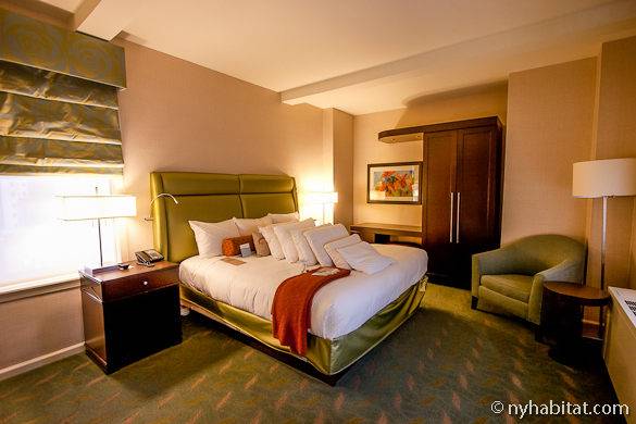 Photographie de la chambre de la location saisonnière de Murray Hill
