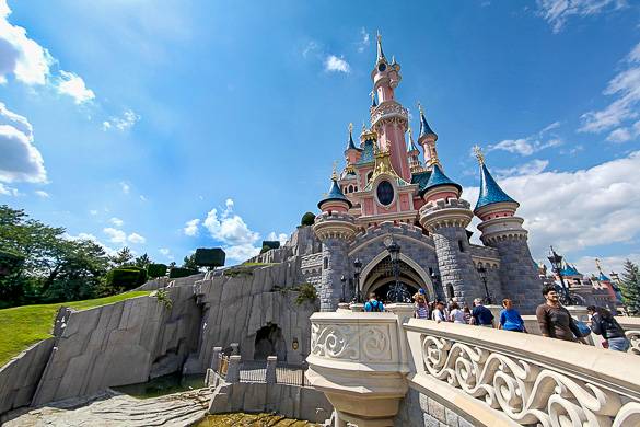 Photo du château de la Belle aux Bois Dormant à Disneyland Paris