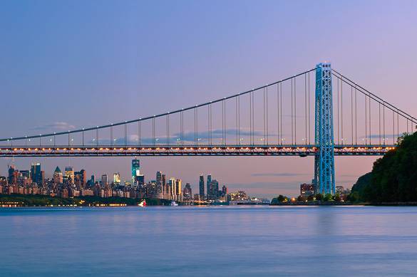 Photo du George Washington Bridge, dans l'Upper Manhattan