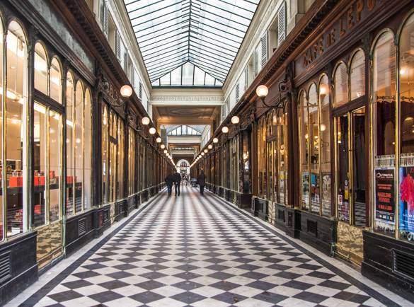 Photo de la galerie Véro-Dodat, passage couvert de Paris