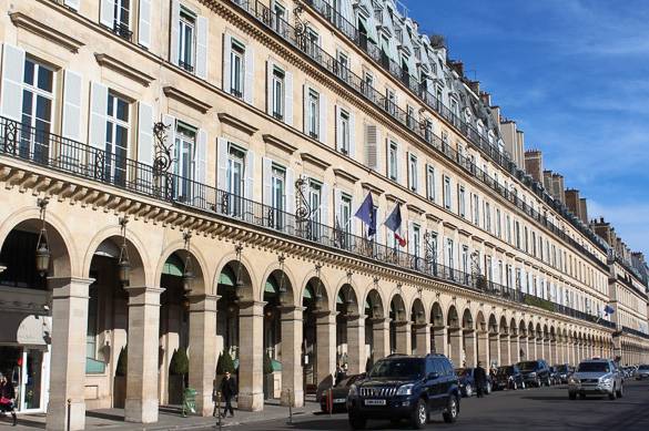 Photo de la rue de Rivoli à Paris