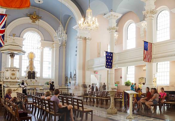 La chapelle Saint Paul de New York, dans le Lower Manhattan