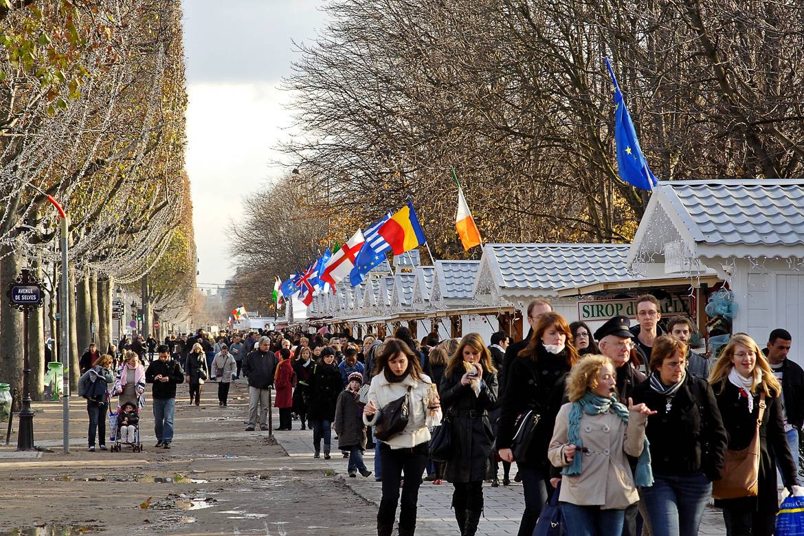 Le marché de Noël des Champs-Élysées