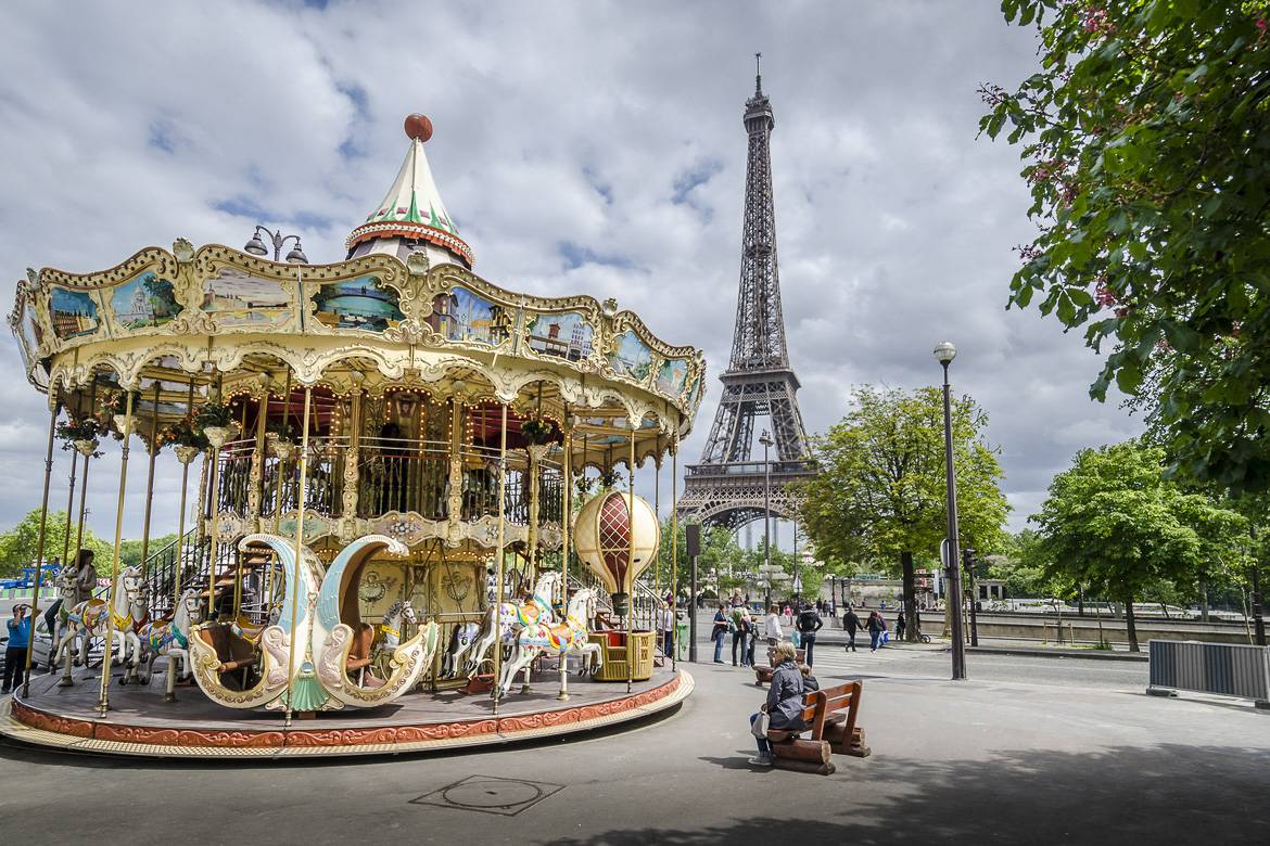 Image du carrousel de la tour Eiffel