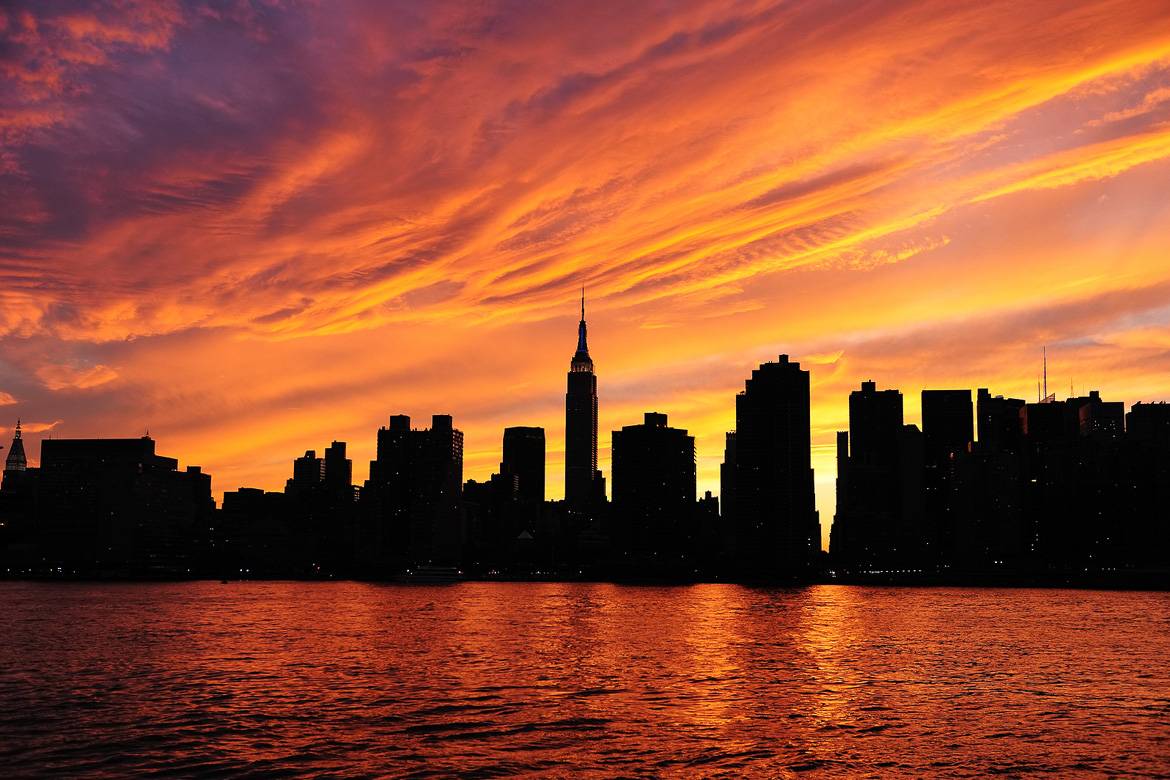 Photo du coucher de soleil sur Midtown East