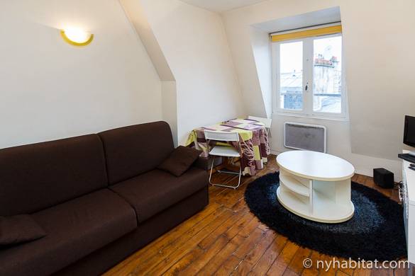 Photo du studio T1 PA-1373 avec alcôve, situé à Montmartre