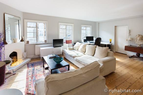 Photographie du séjour de l’appartement meublé à louer LN-777