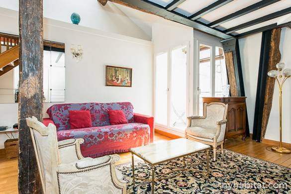 Photographie du séjour de l’appartement T3 PA-3230