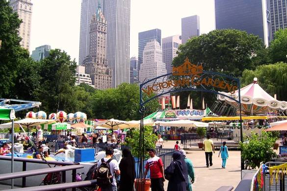 Photo du parc de loisirs de Victorian Gardens à Wollman Rink à Central Park